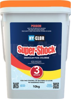 Hyclor+10kg+%26lsquo%3BSuper+Shock%26rsquo%3B+Granular+Pool+Chlorine