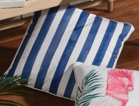 KOO+Resort+Stripe+Outdoor+Cushion+50+x+50cm