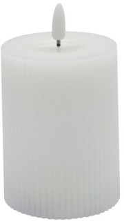 LED-Ribbed-Candle on sale