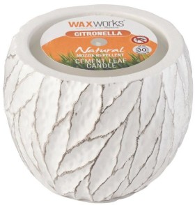 NEW-Waxworks-Geo-Ripple-Citronella-Candle on sale