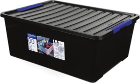 Sistema+60L+Black+Storage+Bin