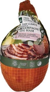 Woolworths+Free+Farmed+Champagne+Ham+Whole%2C+Half+or+Quarter