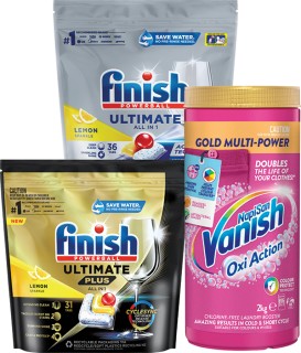 Finish+Dishwasher+Tablets+31s%2C+34s%2C+36s+or+Vanish+Napisan+Gold+Stain+Remover+2kg