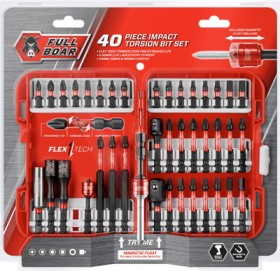 Full-Boar-40-Pce-Impact-Torsion-Bit-Set on sale