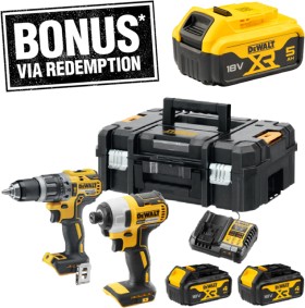 DeWalt-18V-2-Pce-Drill-Driver-Combo-Kit on sale