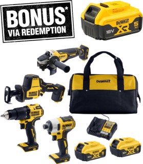 DeWalt+18V+4+Pce+Combo+Kit