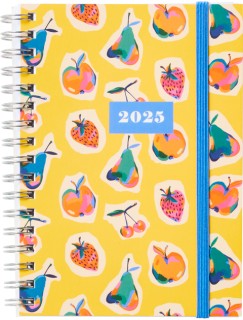 2025-Diary-A6-Week-To-View-Fruit on sale