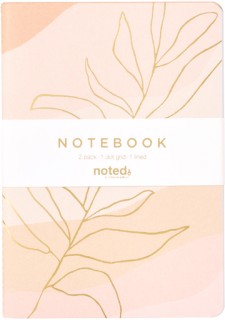 Noted-Siena-A5-Pack-of-2-Notebooks on sale