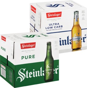 Steinlager+Pure+or+Ultra+Bottles+12+Pack