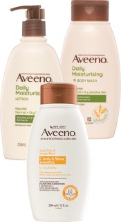 Aveeno+Body+Wash%2C+Body+Lotion%2C+Shampoo+or+Conditioner+354ml