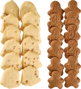 Woolworths-Fruit-Mince-Cookie-Caramel-Crunch-Cookie-Mini-Gingerbread-Men-12-Pack on sale