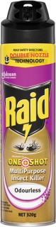 Raid+One+Shot+Double+Nozzle+Multi+Insect+Killer+320g