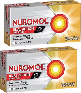 Nuromol+Dual+Action+Ibuprofen+%26amp%3B+Paracetamol+Pain+Relief+Tablets+20s