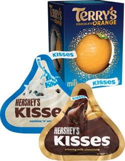 Hershey%26rsquo%3Bs+Kisses+Pouches+146g+or+Terry%26rsquo%3Bs+Chocolate+Orange+157g