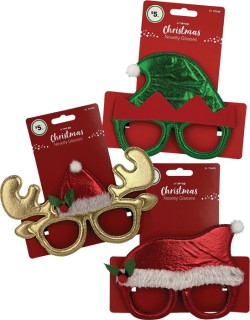 Christmas-Novelty-Glasses on sale