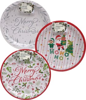 Christmas+Paper+Plates+8+Pack