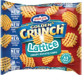 NEW+Birds+Eye+Golden+Crunch+Lattice+750g