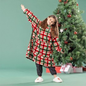 Kids+Christmas+Hoodie+-+Tartan