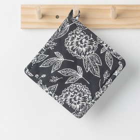 Gracious+Living+Slub+Floral+Pot+Holder