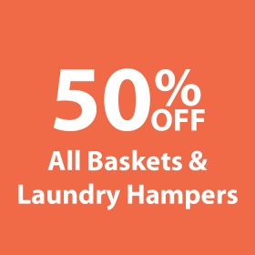 50-off-All-Baskets-Laundry-Hampers on sale