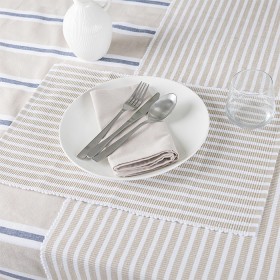 Chester+Recycled+Ribbed+Placemat+Natural