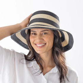 Seaside+Supplies+Womens+Stripe+Hat