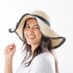 Seaside+Supplies+Womens+Fringe+Beach+Hat