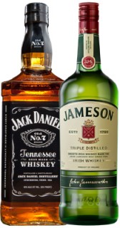 Jack-Daniels-Whiskey-or-Jameson-Irish-Whiskey-1L on sale