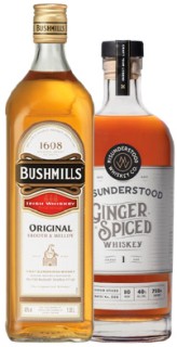 Bushmill%26%23039%3Bs+Original+Irish+Whiskey+1L+or+Misunderstood+Ginger+Spiced+Whiskey+750ml