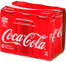 Coca-Cola+or+Schweppes+Range+6+x+250ml+Cans