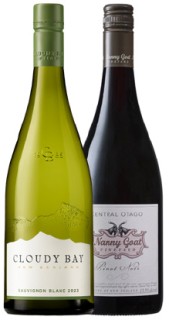 Cloudy+Bay+Sauvignon+Blanc+or+Nanny+Goat+Central+Otago+Pinot+Noir+750ml