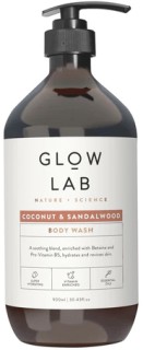 Glow-Lab-Body-Wash-Coconut-Sandalwood-900ml on sale