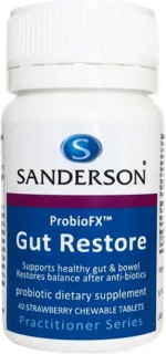 Sanderson+ProbioFX+Gut+Restore+Chewables+40+Tablets