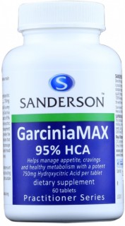 Sanderson+Garcinia+Max+95%25+HCS+60+Tablets