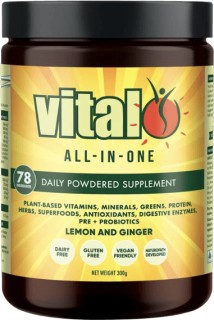 NEW+Vital+All+In+One+Lemon+%26amp%3B+Ginger+Powder+300g