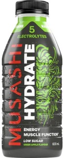 Musashi-Hydrate-Green-Apple-600ml on sale