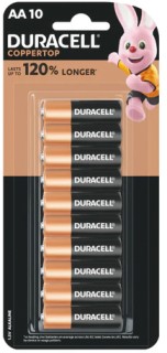 Duracell+Reg+MN1500B10+1.5V+AA+10pk