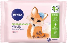 Nivea+Facial+Cleansing+Wipes+25+Pack