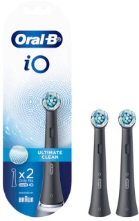 Oral-B+IO+Ultimate+Clean+Black+Replacement+2pk