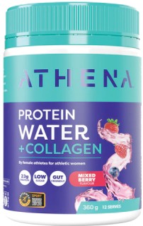 Athena+Protein+Water+%2B+Collagen+Mixed+Berry+360g+Powder