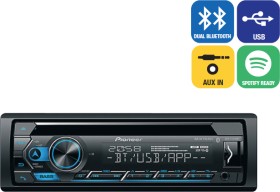 Pioneer+CD%2C+USB+%26amp%3B+Dual+Bluetooth%26reg%3B+Head+Unit