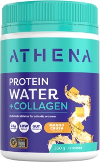 Athena+Protein+Water+%2B+Collagen+Mango+Crush+360g+powder