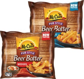 McCain+Beer+Batter+Fries+or+Wedges+750g