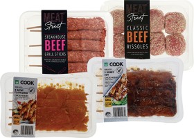 Woolworths+Cook+Chicken+Kebabs+5+Pack%2C+Meat+Street+Grill+Sticks+5+Pack+or+Rissoles+8+Pack