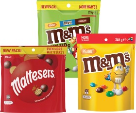 MMs-or-Maltesers-Chocolate-Sharepack-250-345g on sale