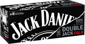 Jack+Daniel%26rsquo%3Bs+Double+Jack+6.9%25+10+x+330ml+Cans