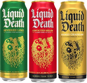 Liquid-Death-Sparkling-Water on sale