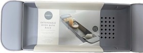 Extendable-Over-Bath-Rack-Grey-78cm on sale