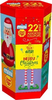 Chupa-Chups-Mentos-Christmas-Hexagon-Tube-22pk-132g on sale