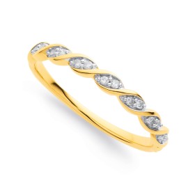 9ct-Diamond-Twist-Ring on sale